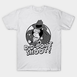 Mugs Murphy Dave Lister D-D-Don't Shoot B/W T-Shirt